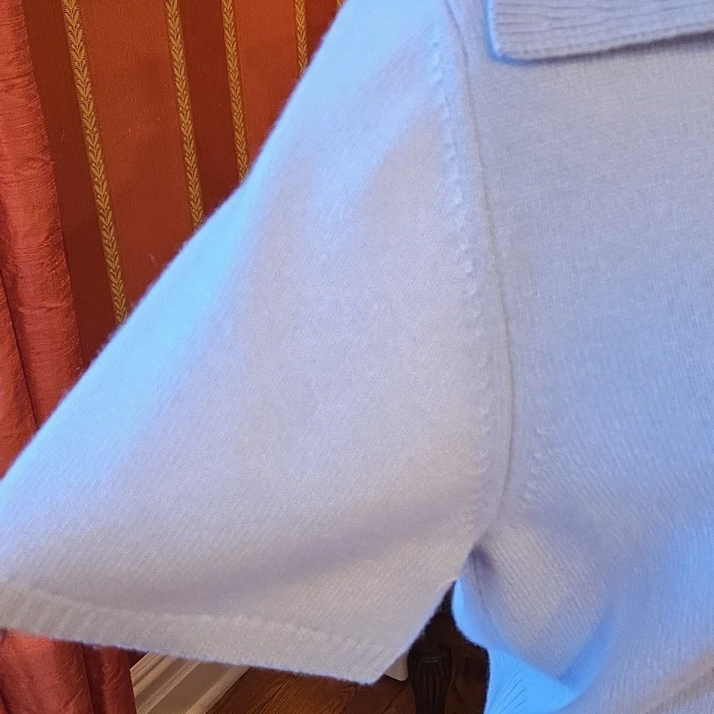 Short Sleeve Cashmere Sweater - Picture 4 of 5